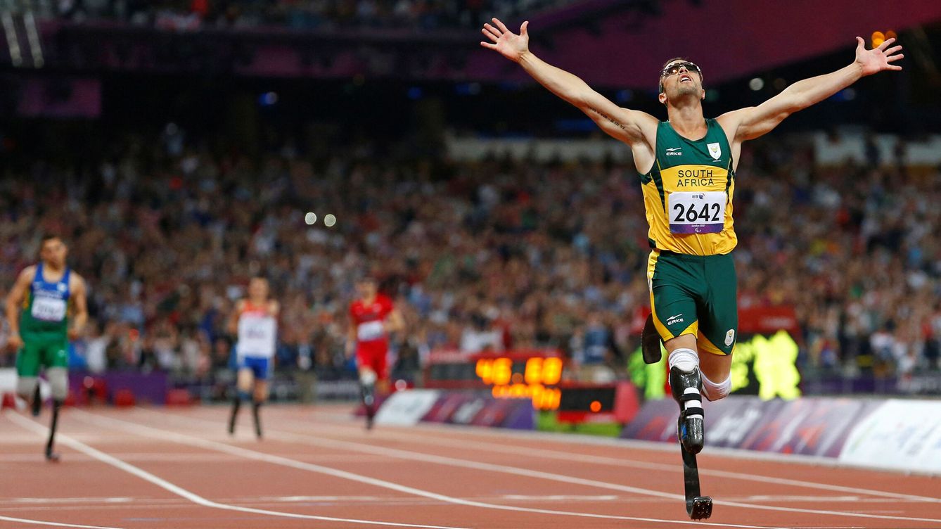 Foto: El atleta sudafricano Oscar Pistorius, en los Juegos Paralímpicos de Londres. (Reuters/Andrew Winning)