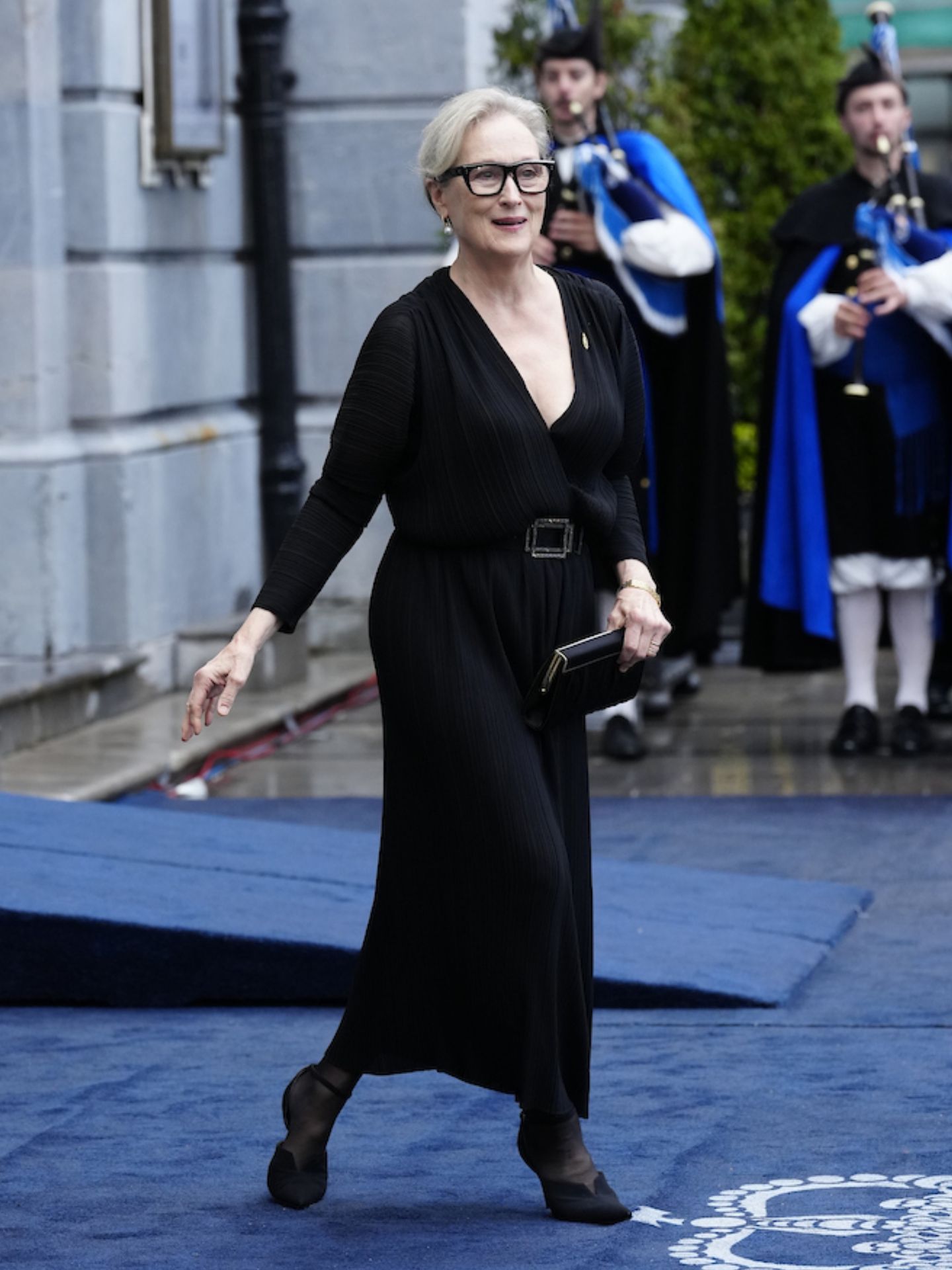 Meryl Streep su llegada al Teatro Campoamor de Oviedo. (LP)