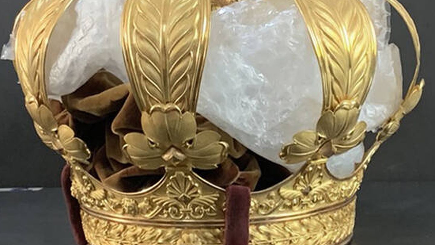La corona de oro del rey Otón de Grecia. (Ministerio de Cultura griego)