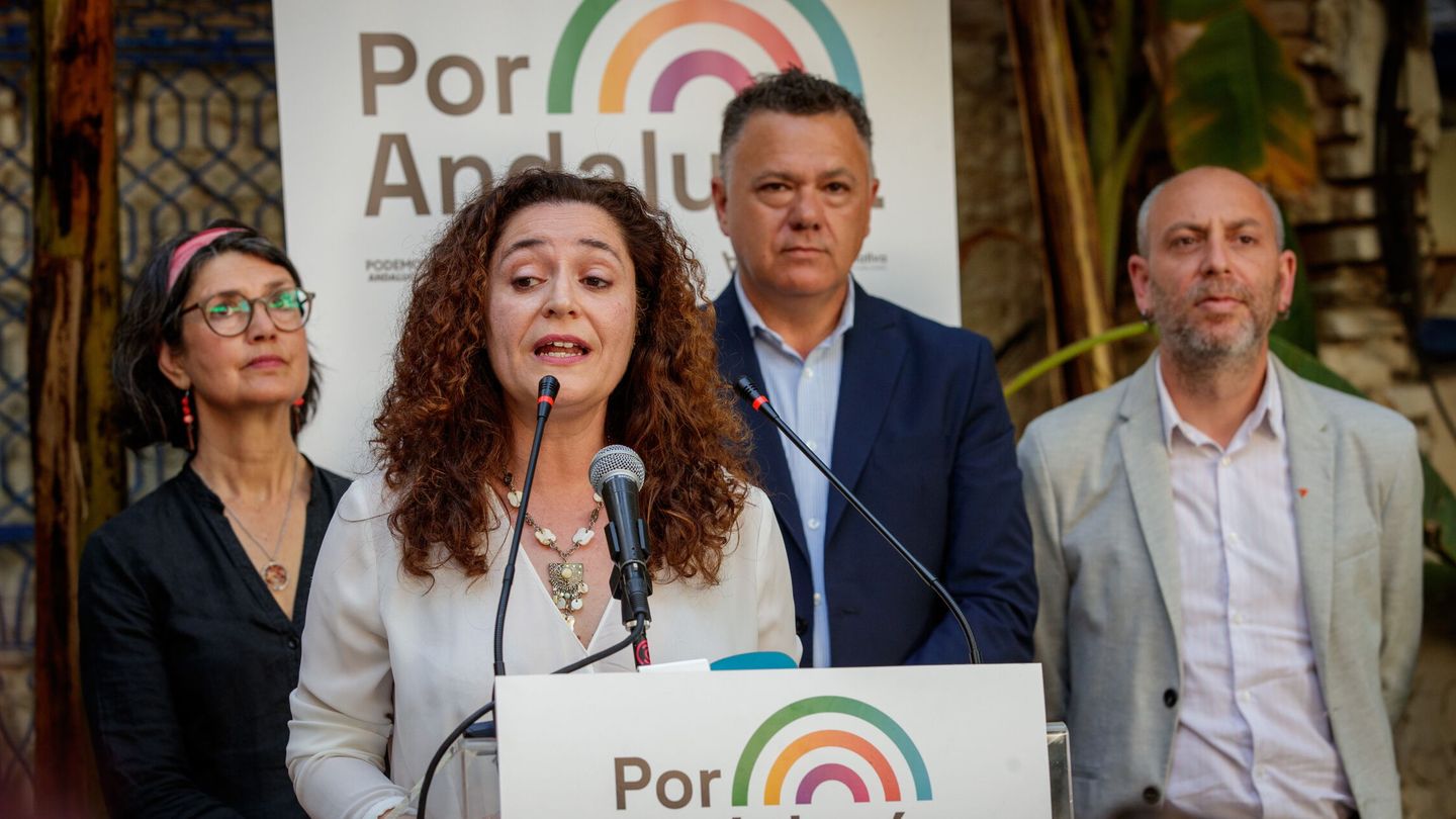 La candidata a la presidencia de la Junta de Andalucía, Inmaculada Nieto. (EFE/Julio Muñoz)