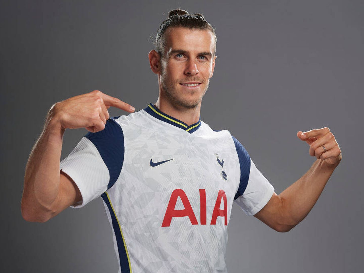 Gareth Bale con la camiseta del Tottenham