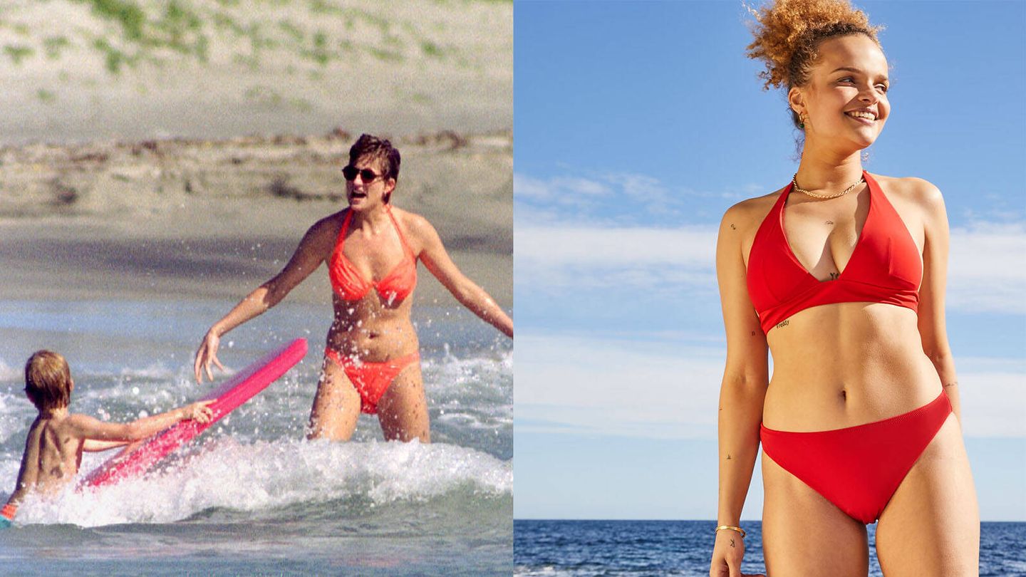 Lady di con bikini rojo / Bikini de Etam. (Cordon Press / Cortesía)