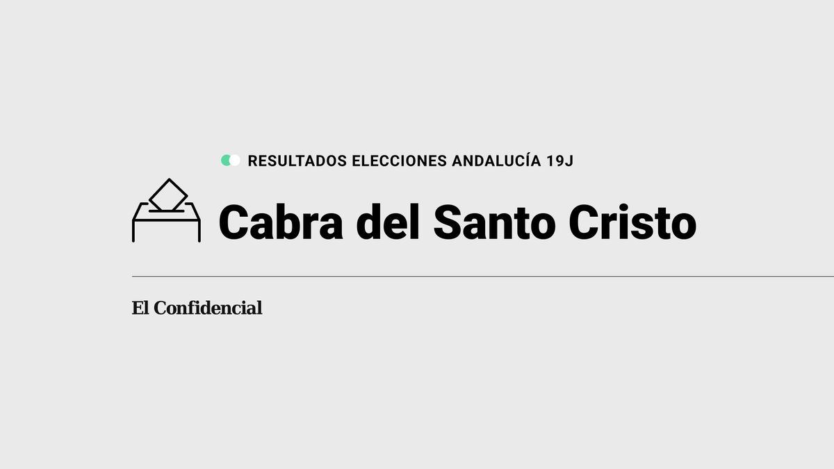 Resultados en Cabra del Santo Cristo de elecciones Andalucía 2022 con el 100% escrutado