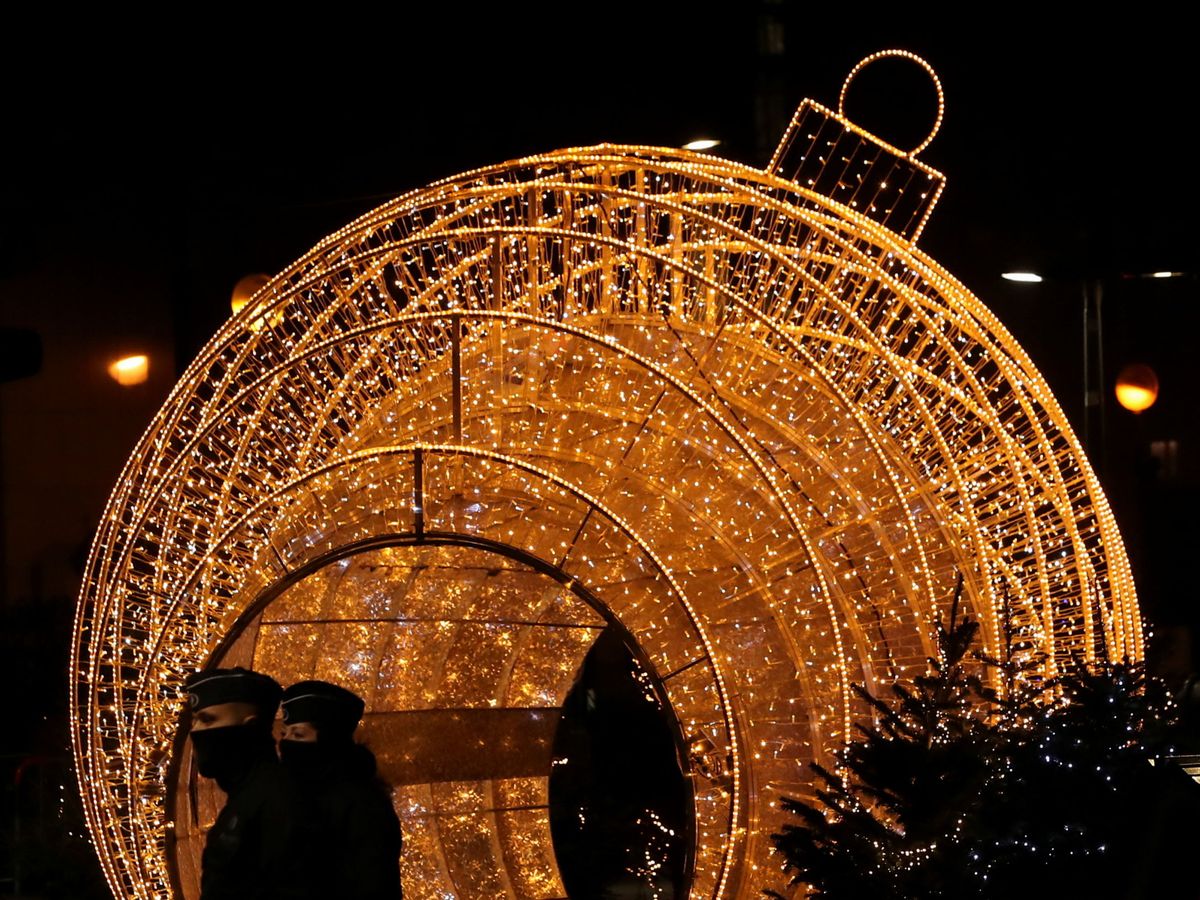 Foto: Decoraciones navideñas en Bruselas. (Reuters)