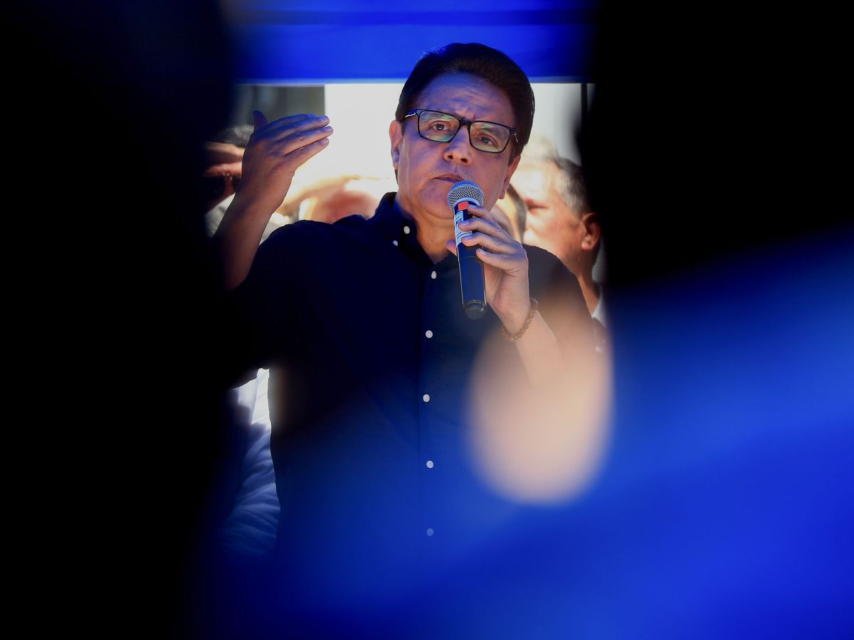 Foto: El candidato a la presidencia de Ecuador Fernando Villavicencio. (EFE/José Jácome)