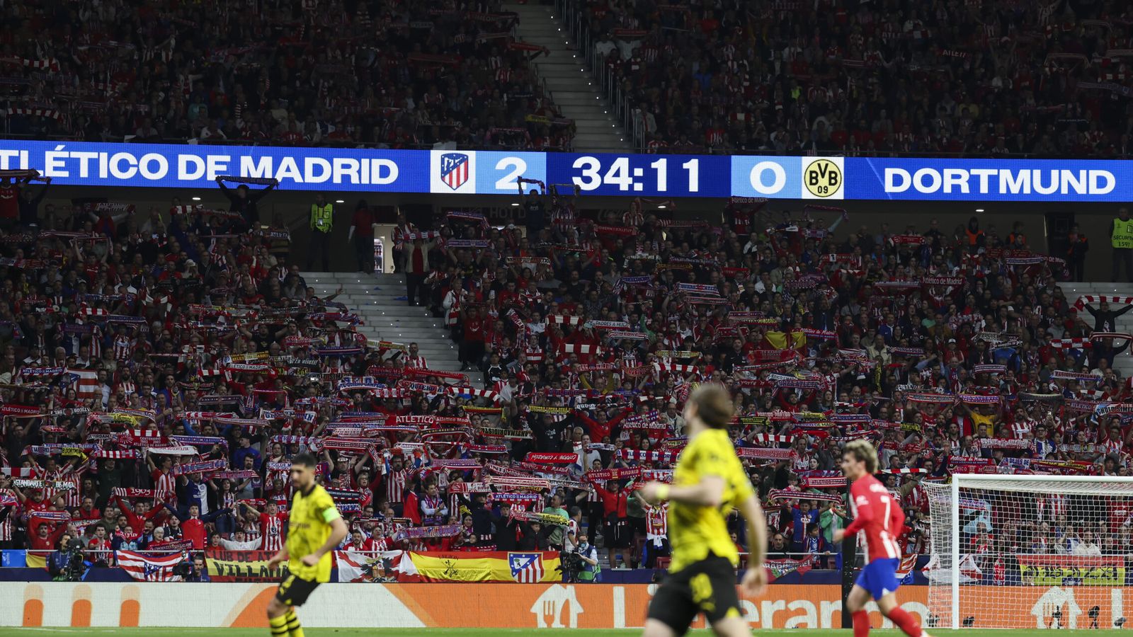La victoria en la ida ante el Dortmund puede haber sido definitiva para sellar el billete del Atleti al Mundial. (EFE/Pablo Pérez)