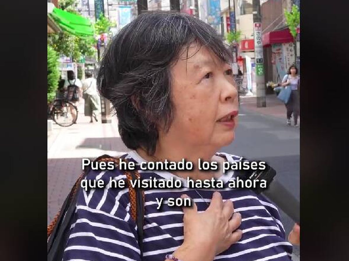 Foto: La sorprendente razón de una japonesa para elegir España como su destino favorito: ha visitado 38 países.(TikTok)