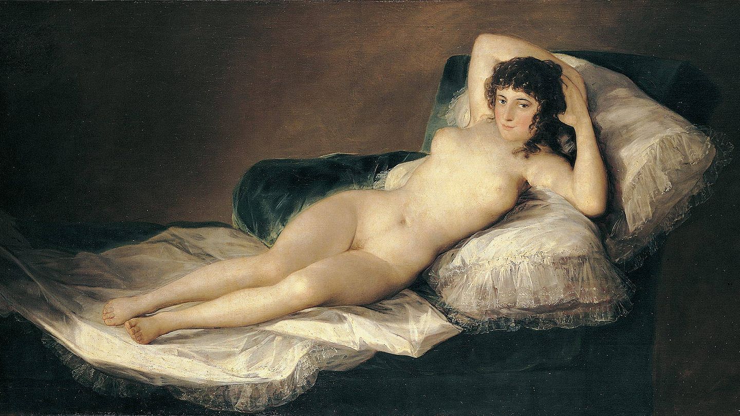 'La maja desnuda' de Goya. (EFE)
