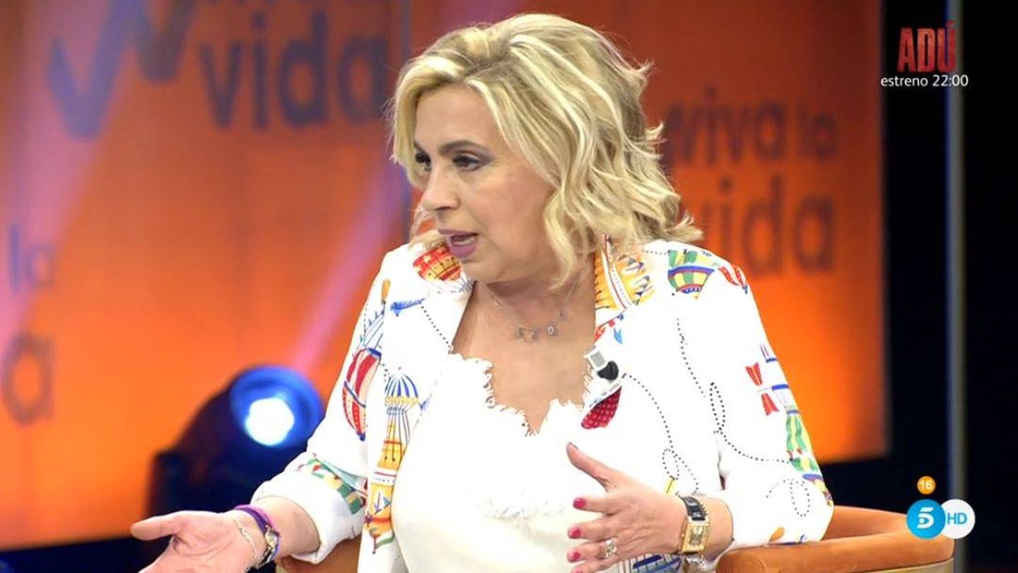 Carmen Borrego, en 'Viva la vida'. (Mediaset España)