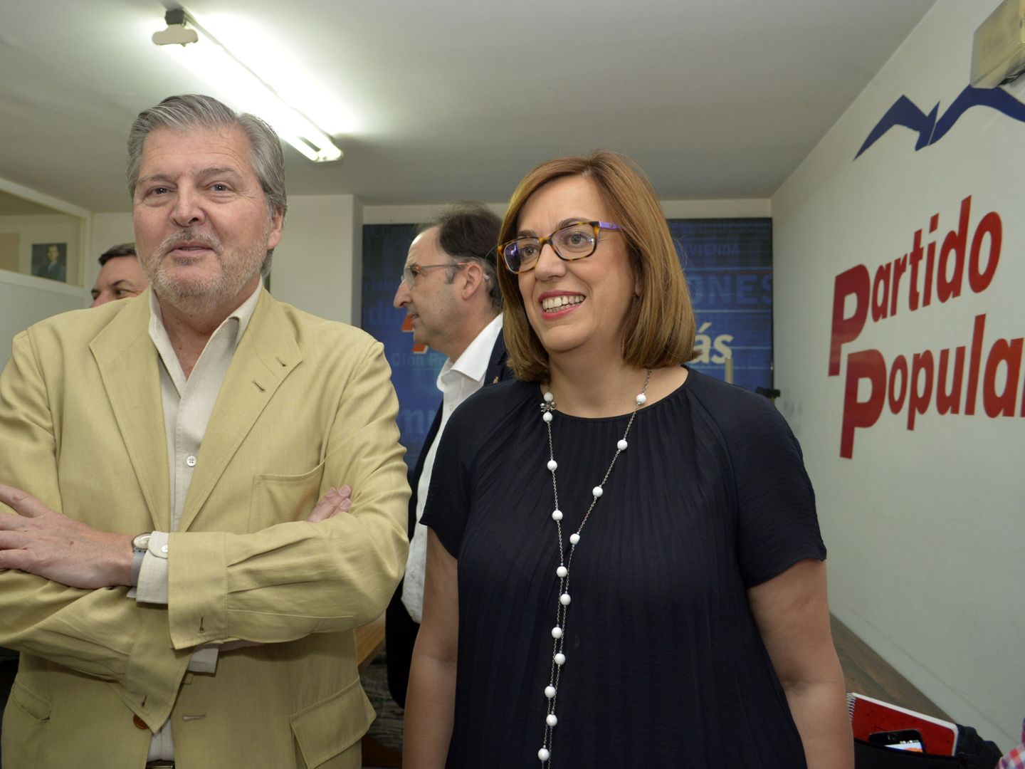 Iñigo Méndez de Vigo habló del Quesos Cerrato Palencia el sábado pasado en un acto del PP en la ciudad castellanoleonesa. (EFE)