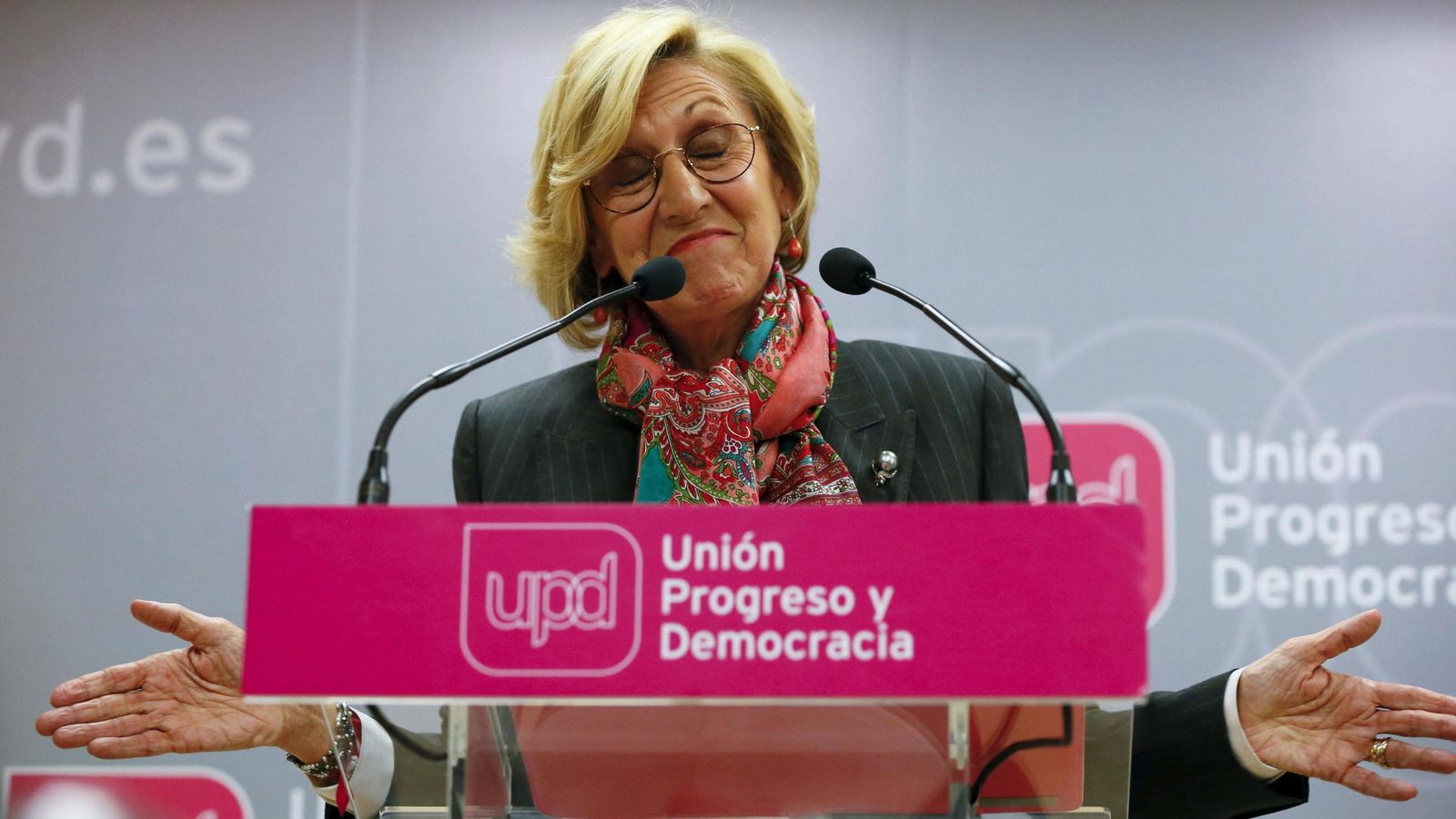 Foto: La líder de UPyD, Rosa Díez (Efe)