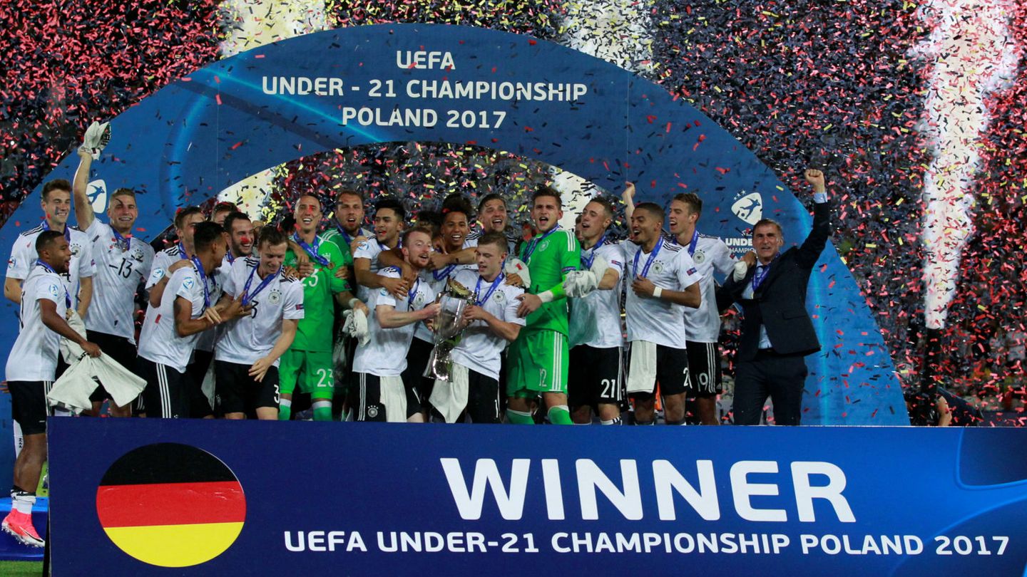 Alemania, campeona de Europa Sub 21 en Polonia. (Reuters)