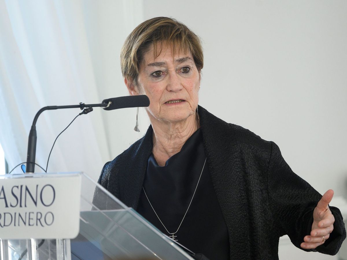 Foto: La presidenta del CGAE, Victoria Ortega, durante un encuentro en Santander en 2020.