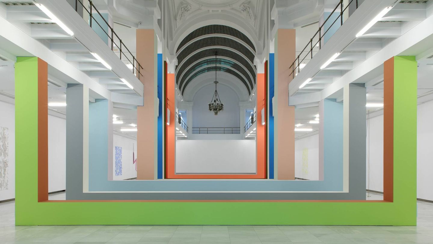 Instalación central de la exposición. (Alcalá 31)