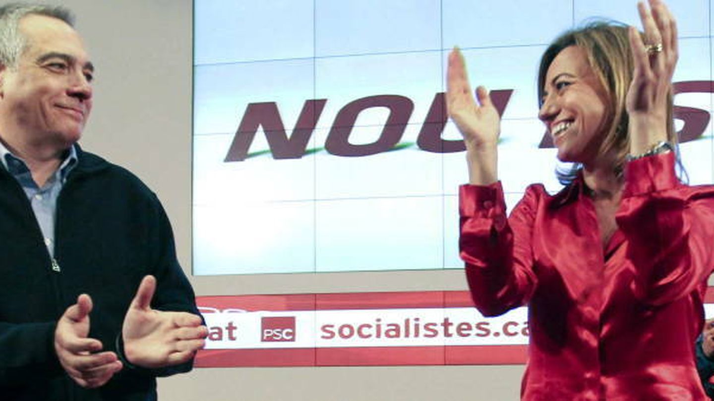 Carme chacón busca apoyos entre los socialistas catalanes