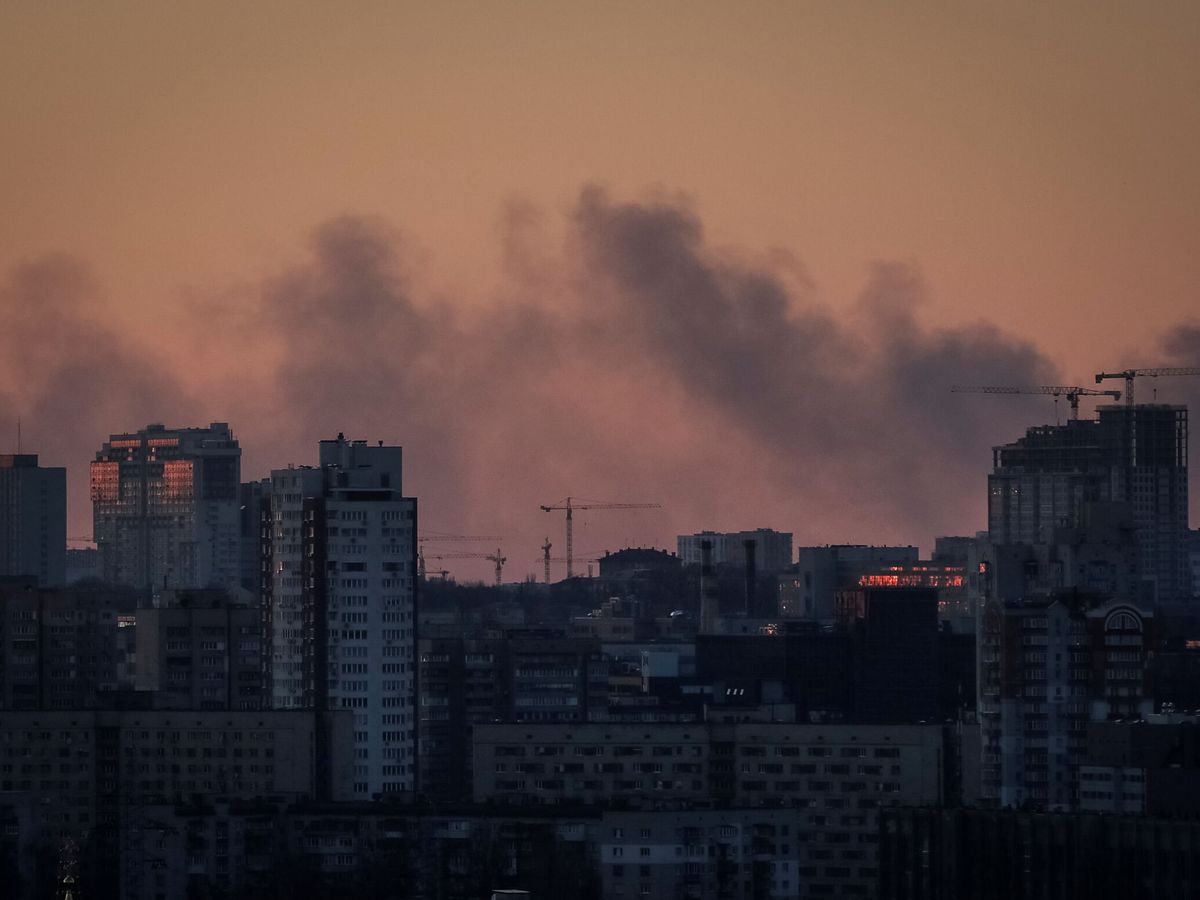 Foto: Foto de Kiev tras los bombardeos el 10 de marzo. (Reuters/Gleb Garanich)