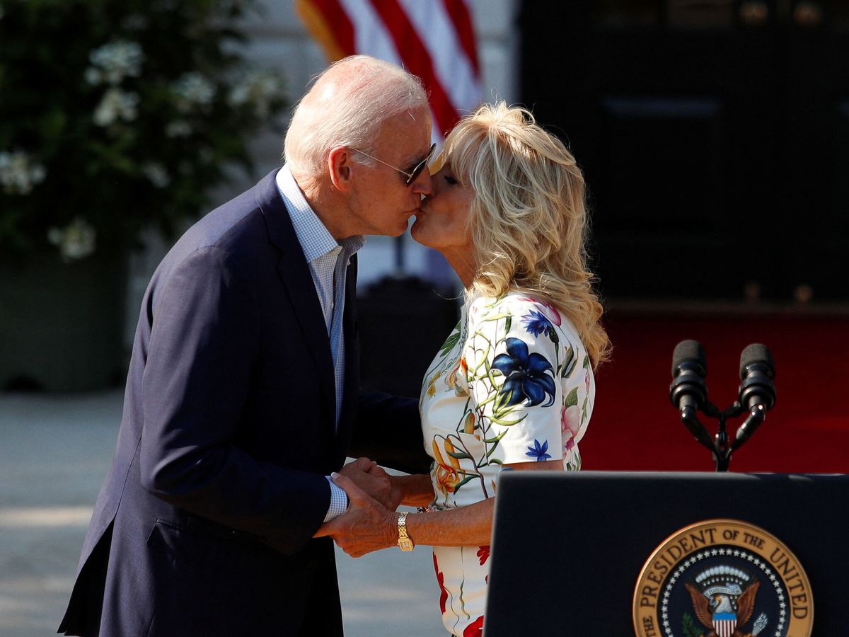 Foto: El presidente Joe Biden y la primera dama Jill Biden. (Reuters/Tom Brenner)