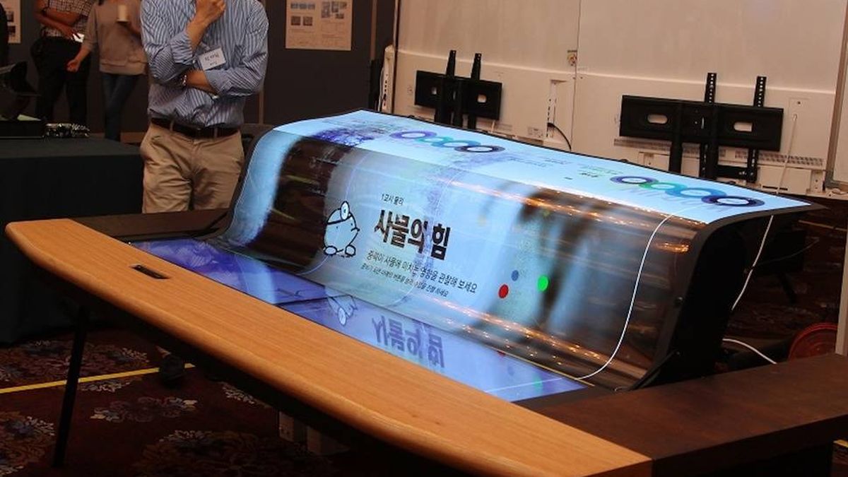 Transparente y flexible: este es uno de los primeros prototipos de tele del futuro