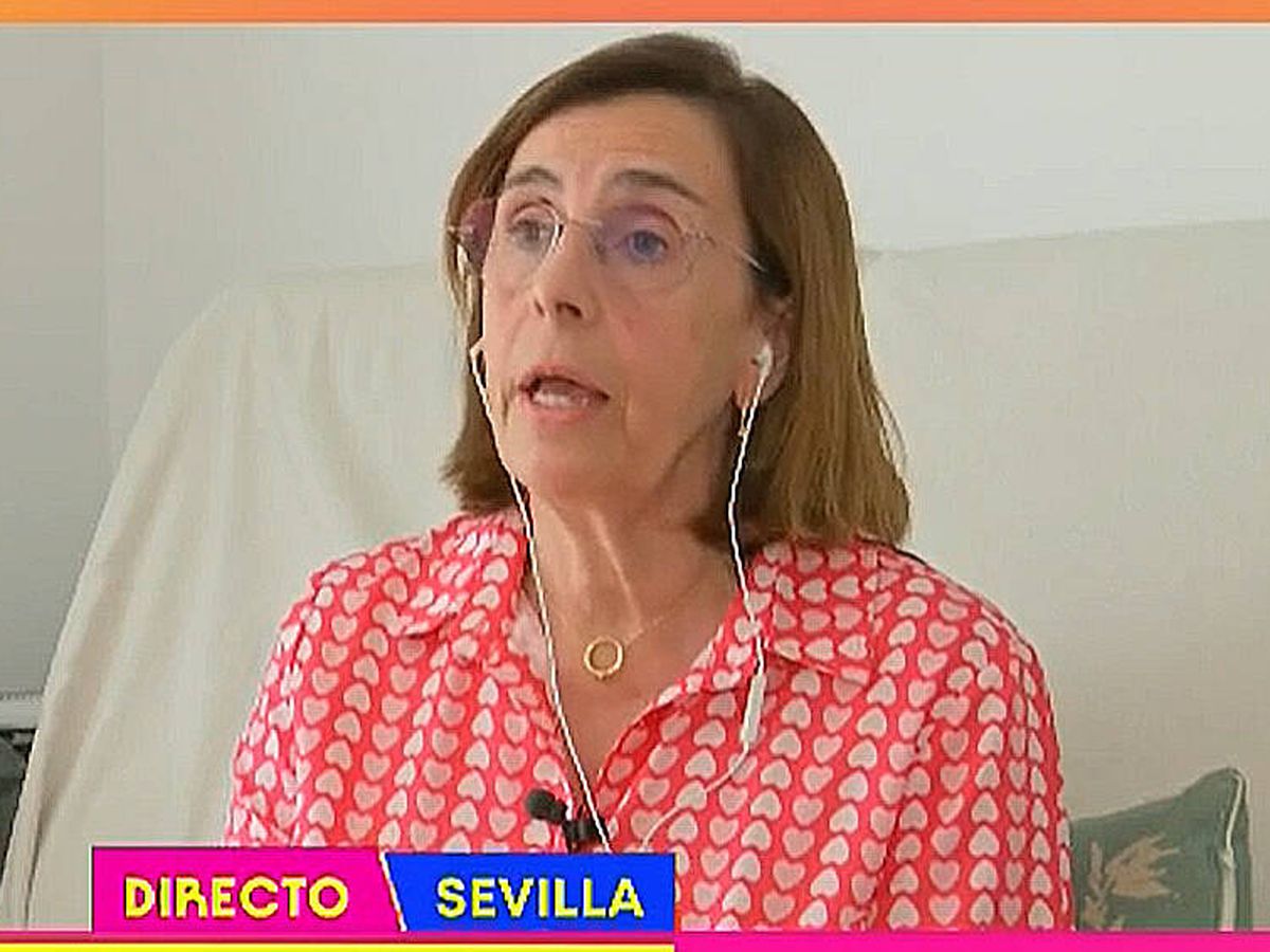 Foto: Merchi, la madre de Anabel Pantoja, en 'Sálvame'. (Telecinco)