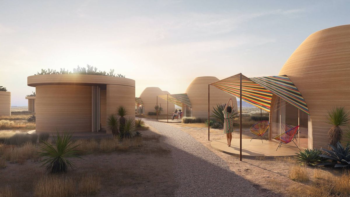 Biodegradables, en pleno desierto… Las casas más originales impresas en 3D