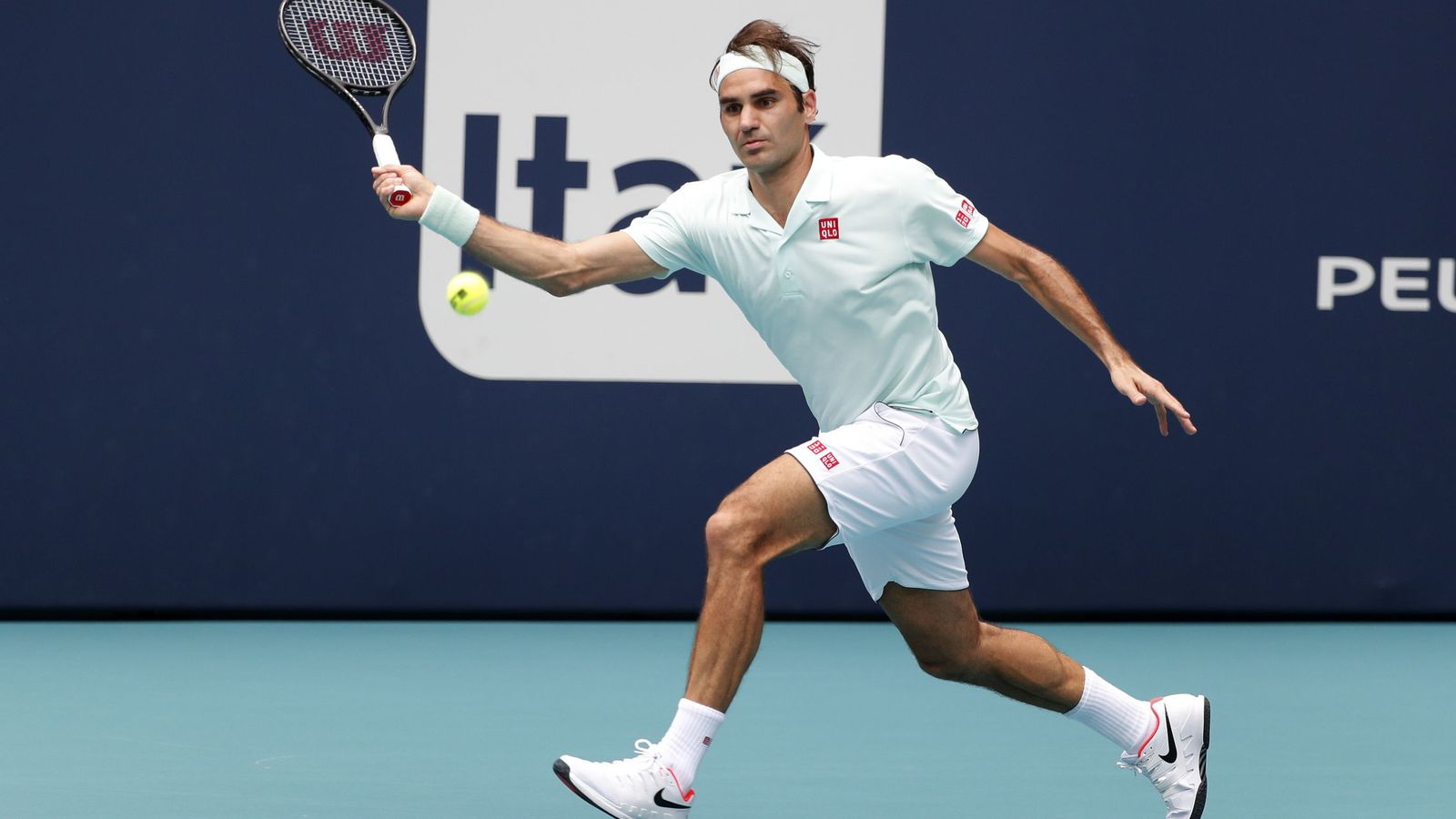 Foto: Federer en la final de Miami. (EFE)