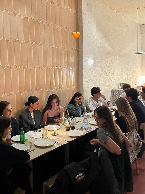 Maria y Marta se trasladaron a una cena después (Instagram: @mariapombo)