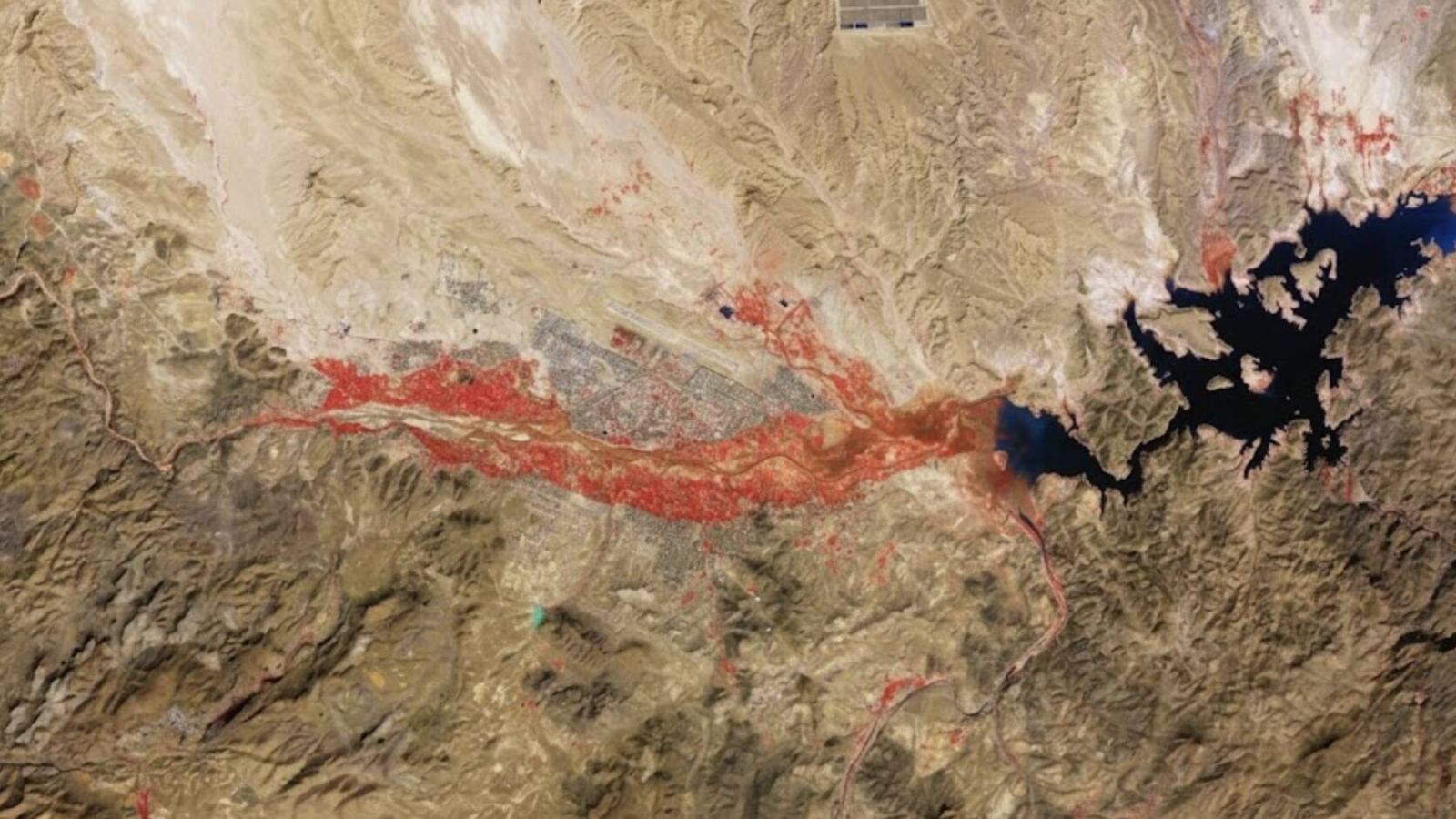 Europa mira a Marruecos desde el espacio y observa cómo una mancha roja se extiende