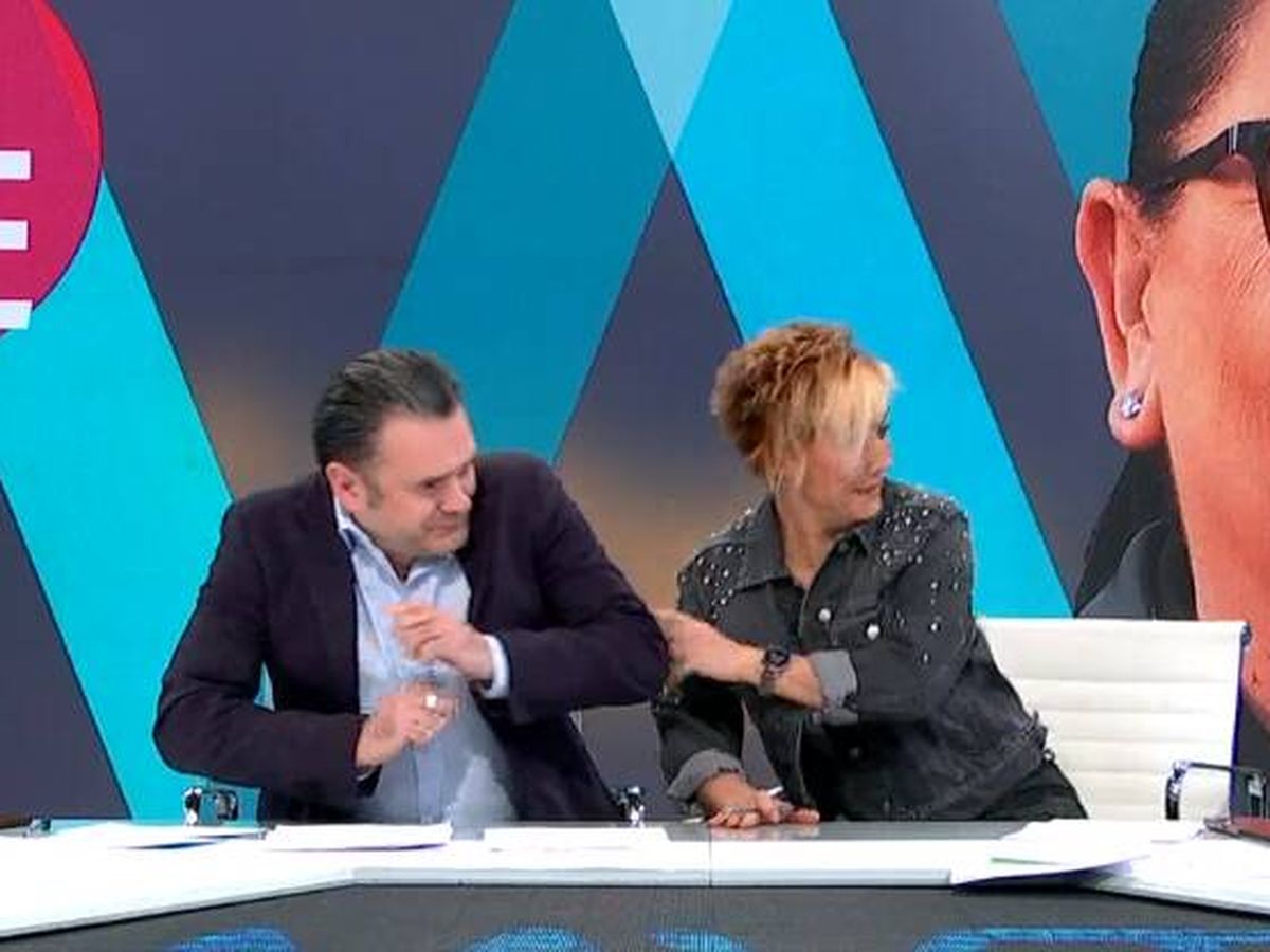 Foto: Los presentadores de 'Más vale tarde', Iñaki López y Cristina Pardo. (Atresmedia)