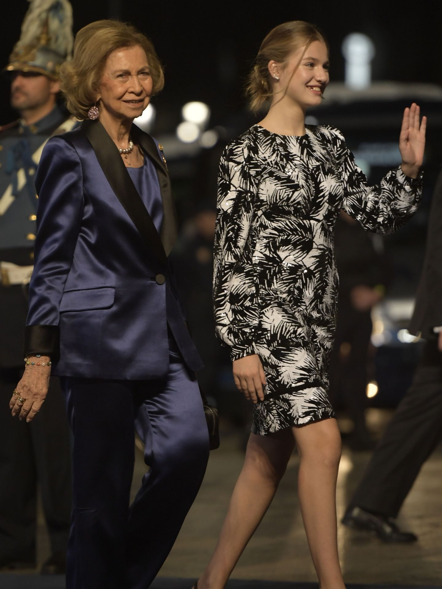 La Princesa de Asturias y la reina Sofía, en los premios de 2022. (EFE)