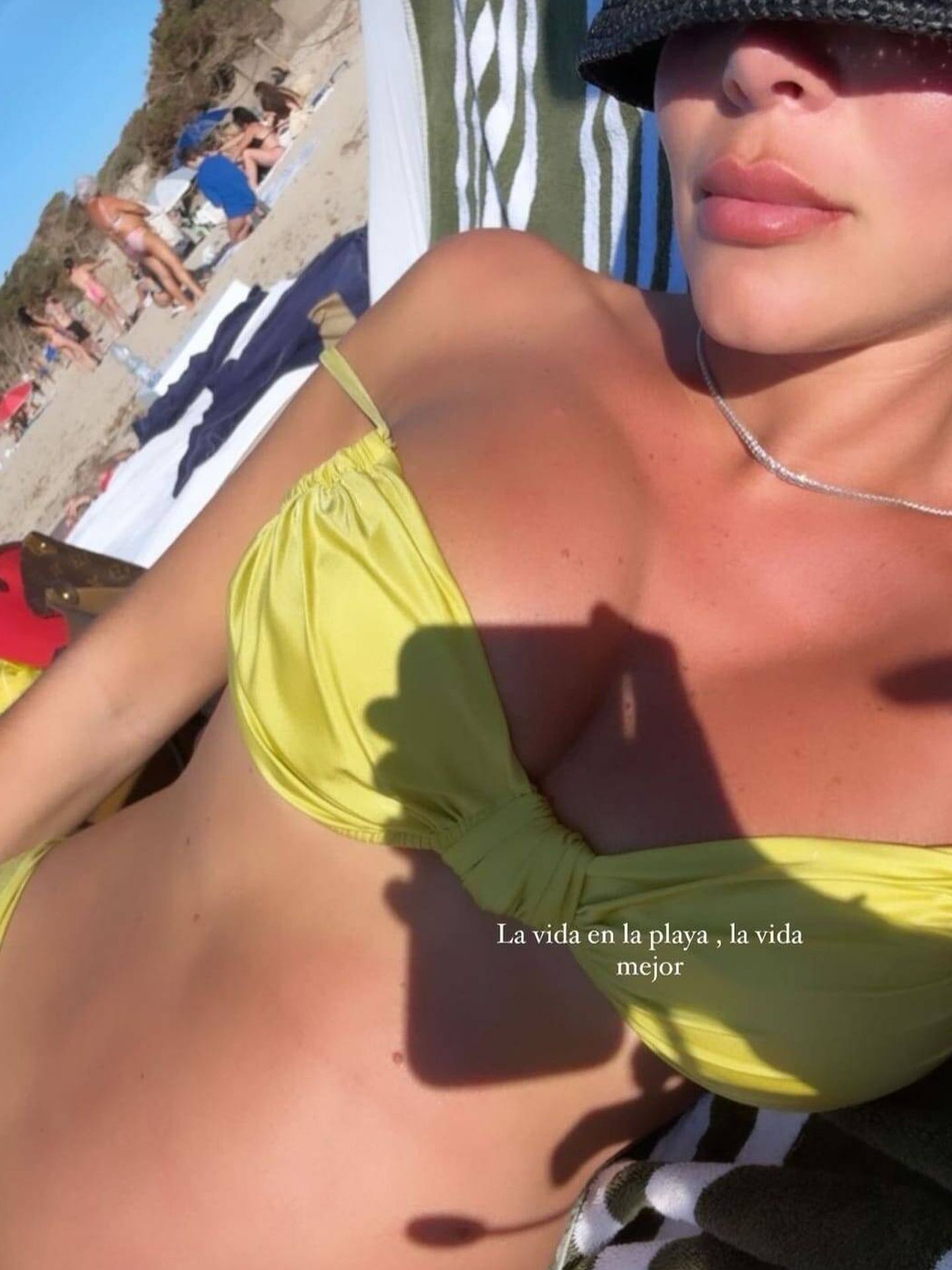 Alba Silva, posando en Ibiza. (Instagram/@albasilvat)