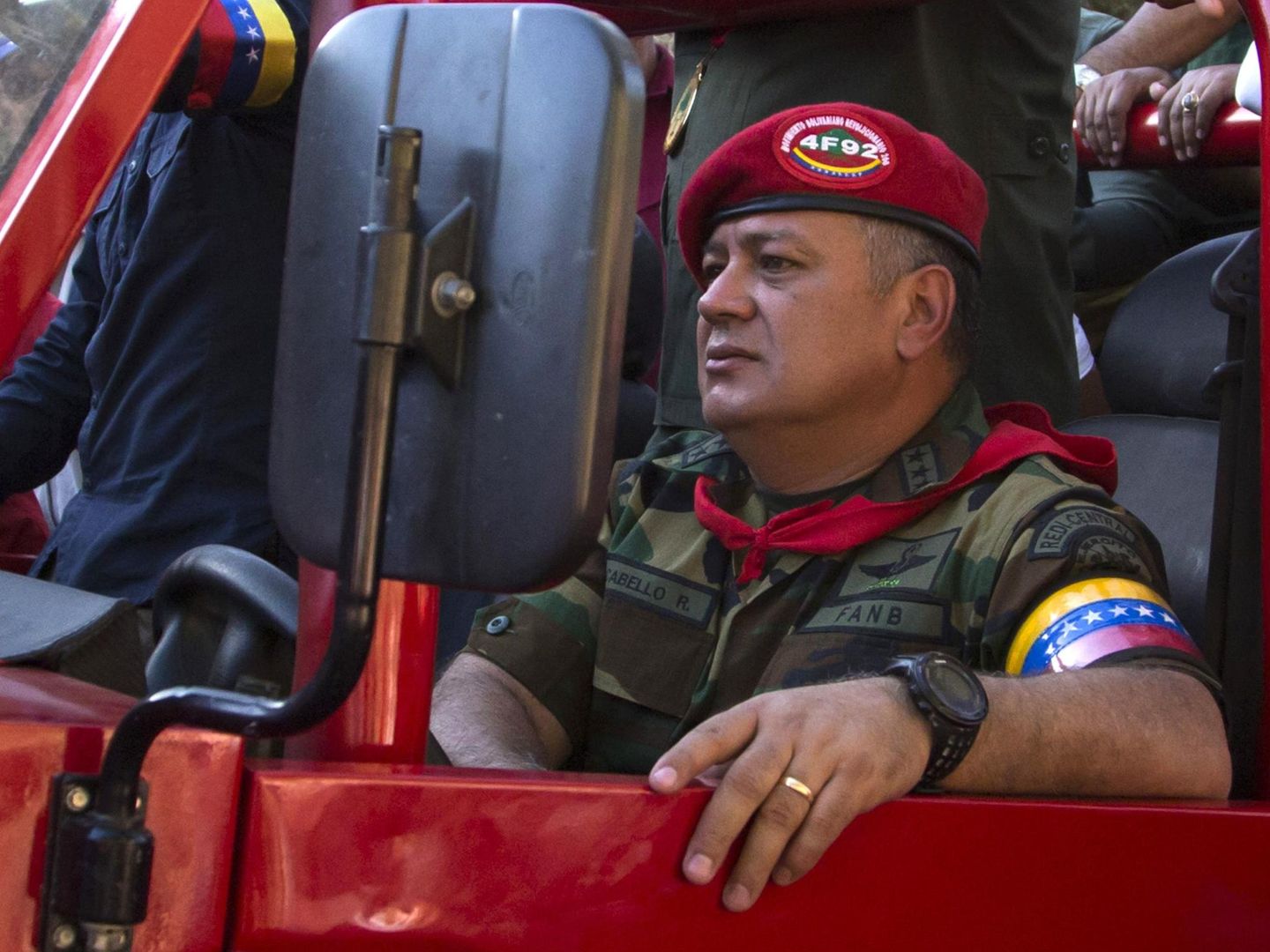 Diosdado Cabello en un acto conmemorativo. (Reuters)