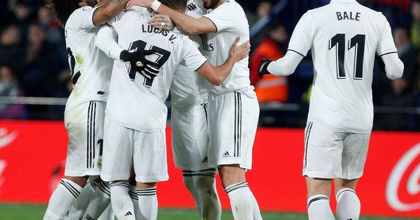 Foto: Los jugadores del Real Madrid celebran un gol. (EFE)