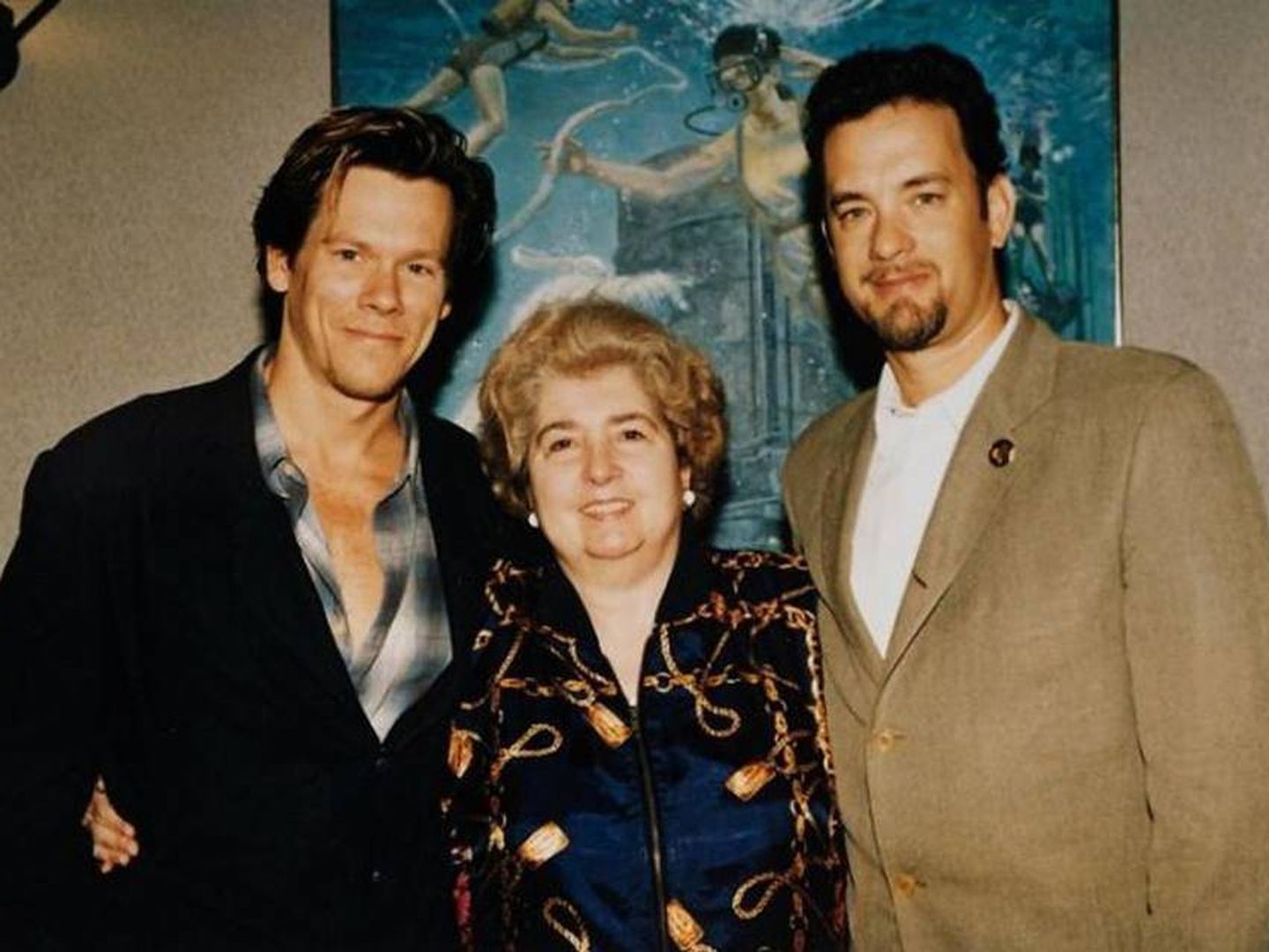 Con Kevin Bacon y Tom Hanks. (Opnieuw & Co)