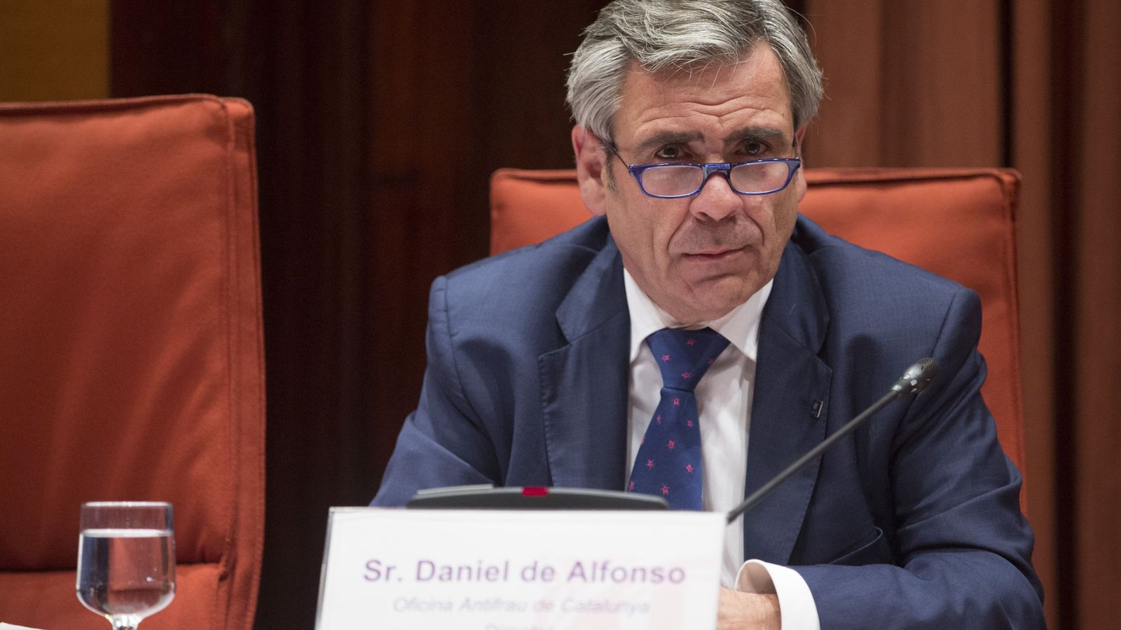 Foto: Daniel de Alfonso comparece en el Parlament. (EFE)