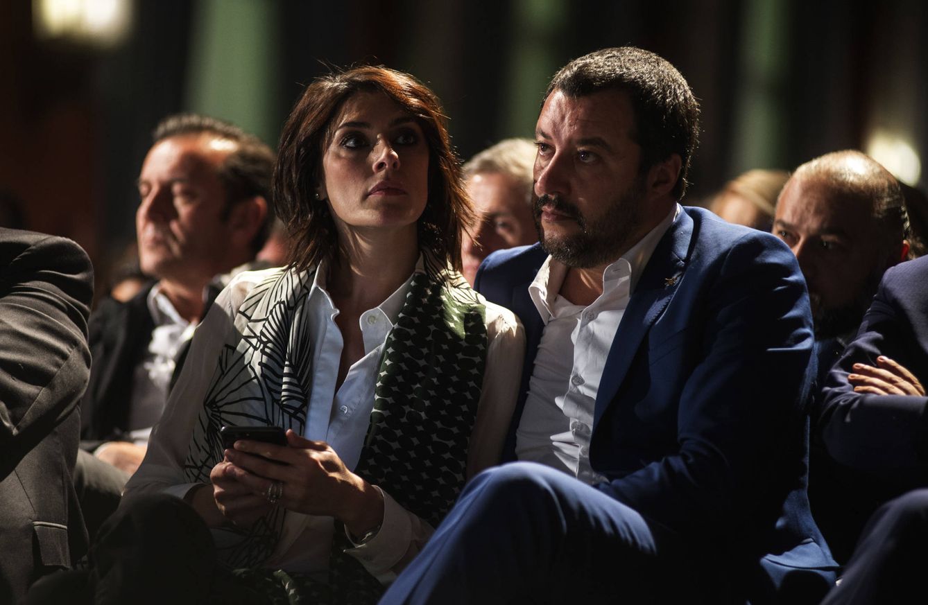 Isoardi y Salvini. (Getty Images)