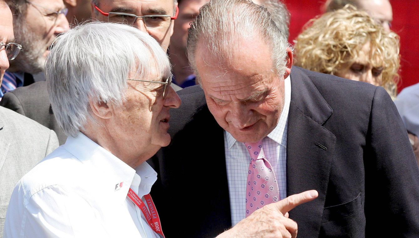 Bernie Ecclestone con Don Juan Carlos I.
