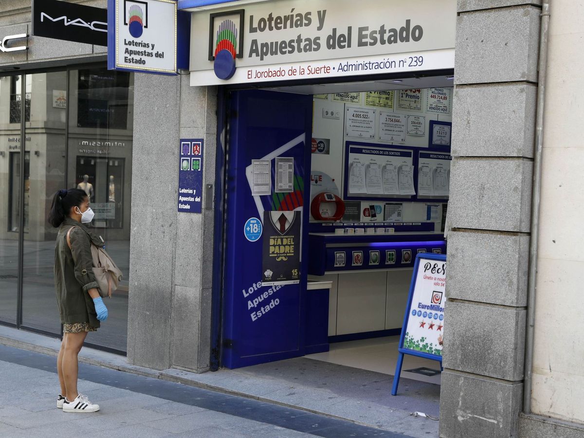 Foto: Administración de lotería en Madrid. (EFE)