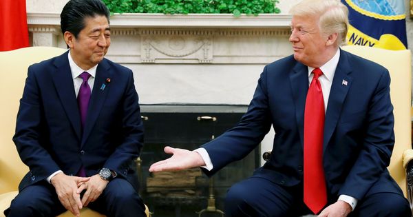 Foto: Shinzo Abe y Donald Trump. (Reuters)