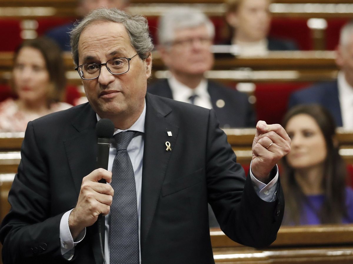 Foto: El presidente de la Generalitat, Quim Torra.