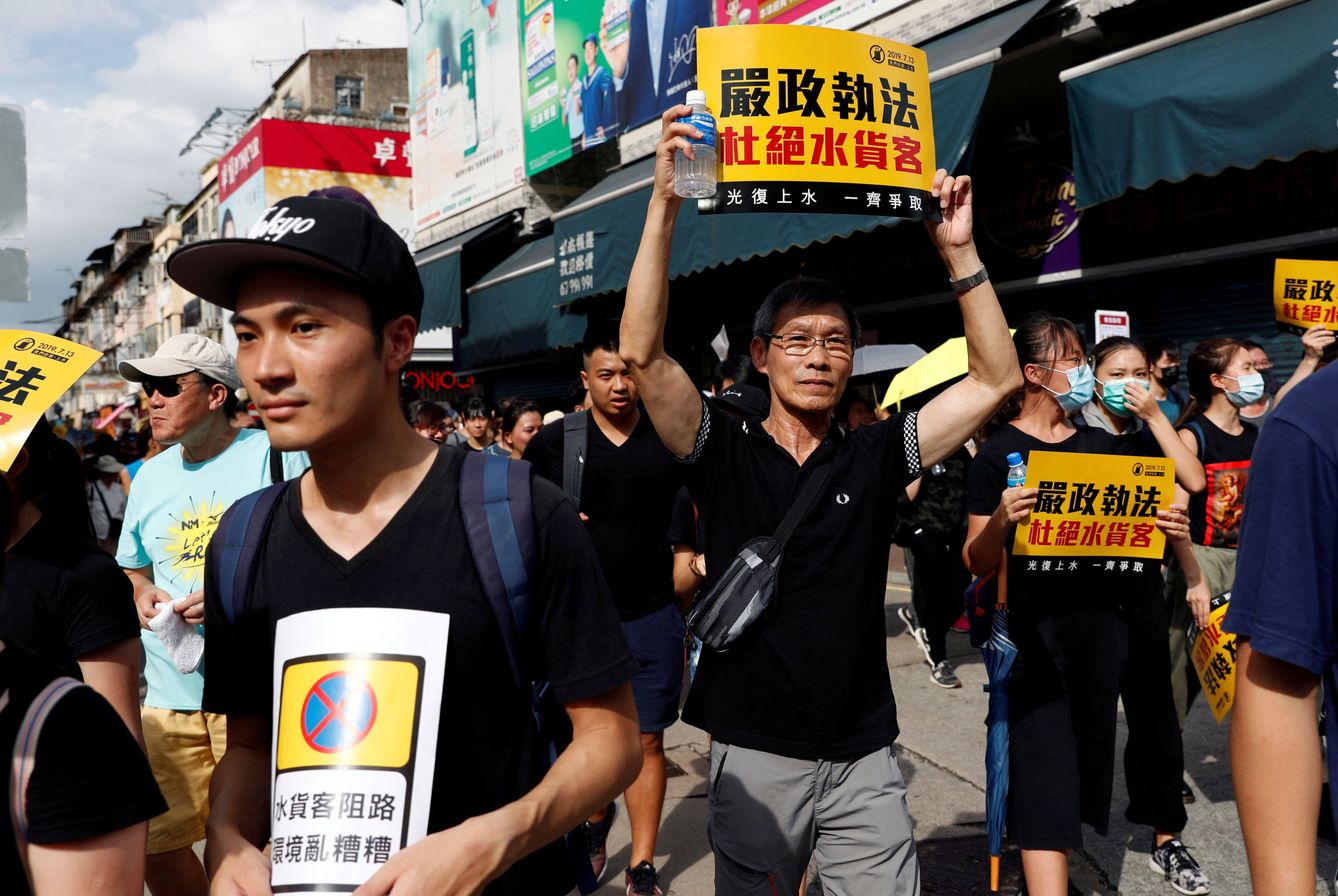 Protestas en Hong Kong. (Reuters)