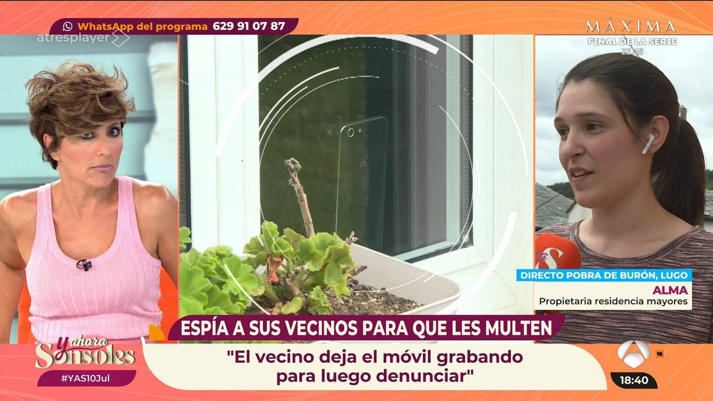 Sonsoles Ónega, en 'Y ahora, Sonsoles'. (Antena 3)