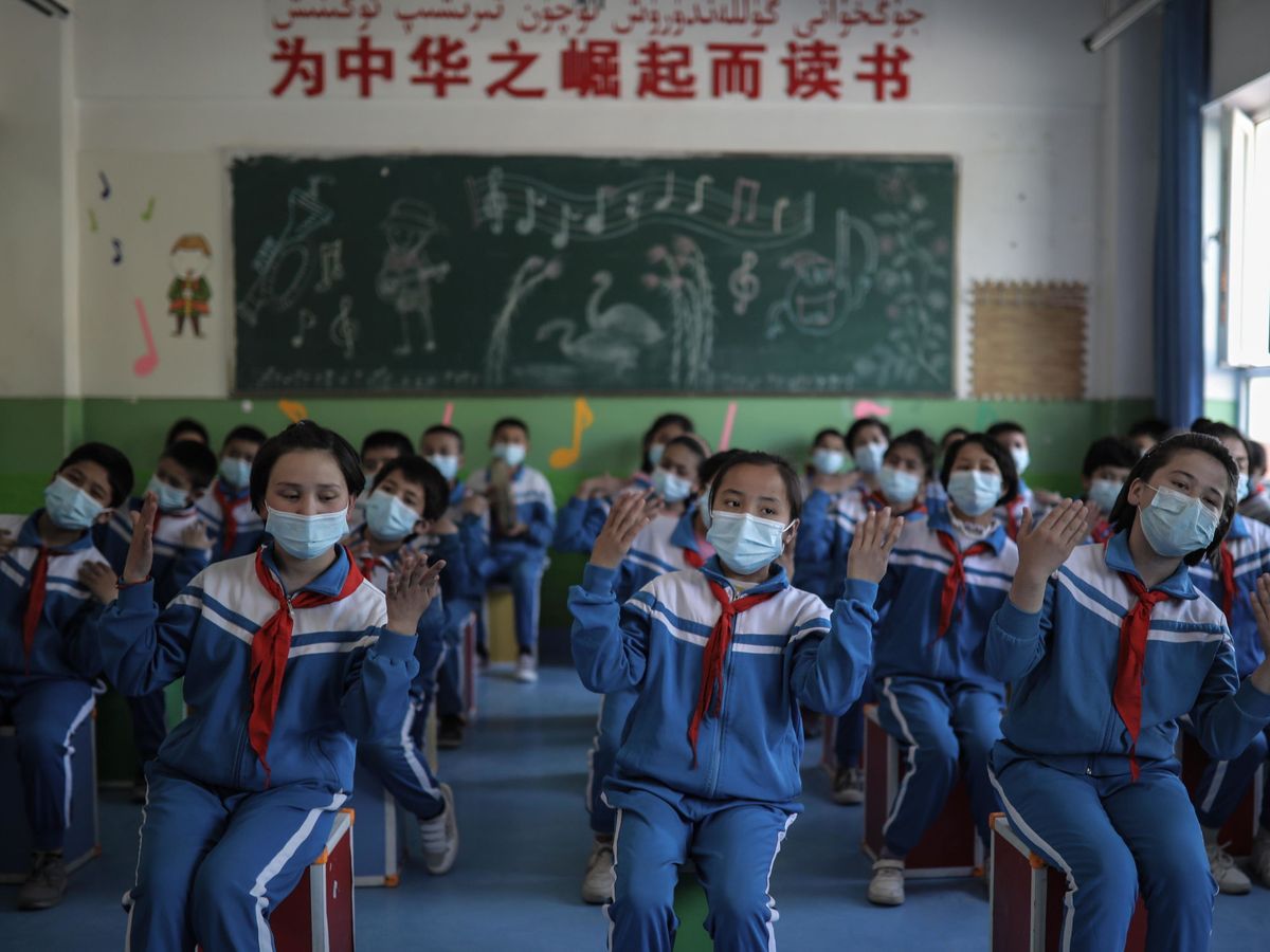 Foto: Un colegio en China. (EFE)