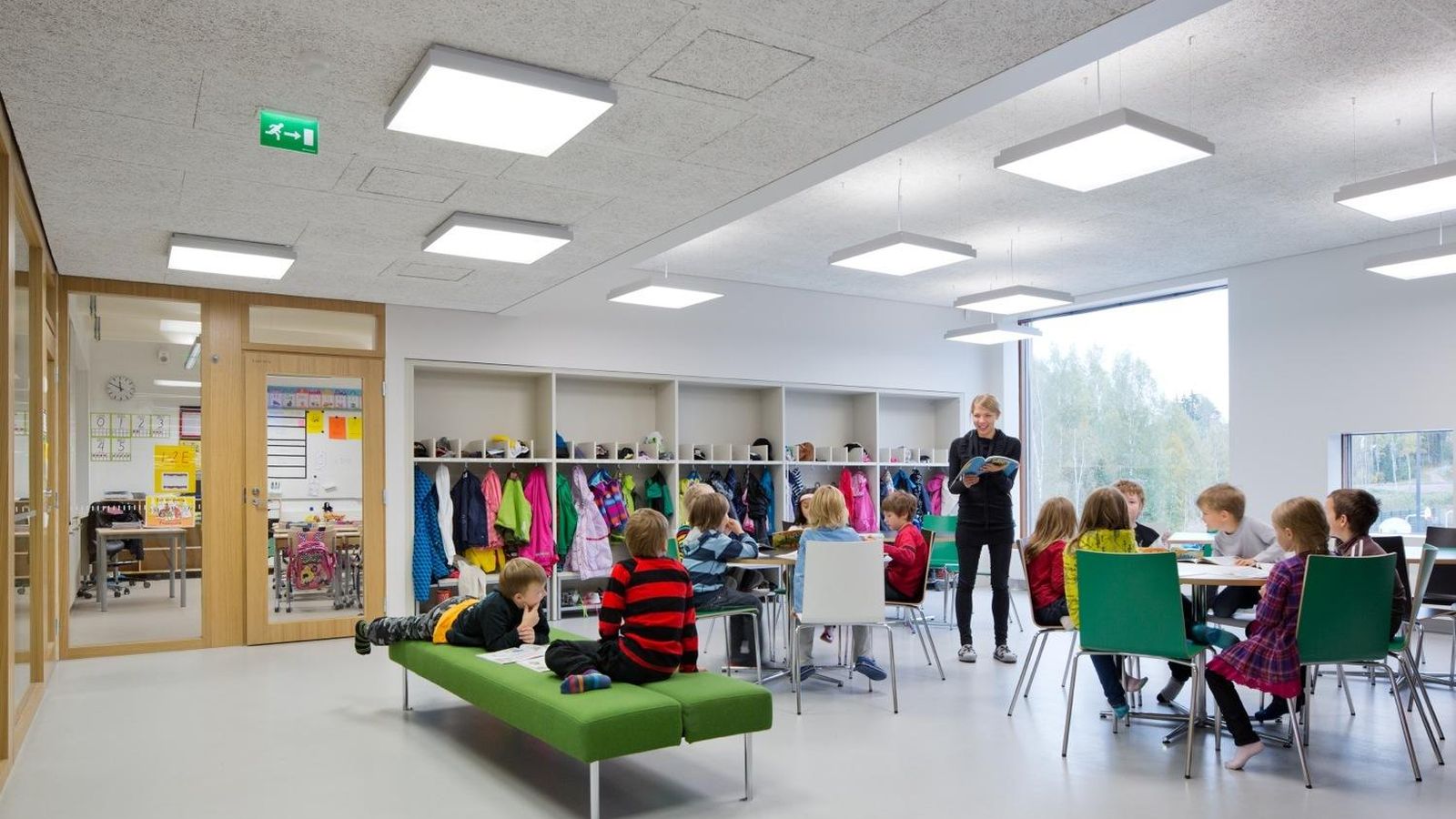Foto: Así son las aulas en el colegio de Saunalahti. (Andreas Meichsner)