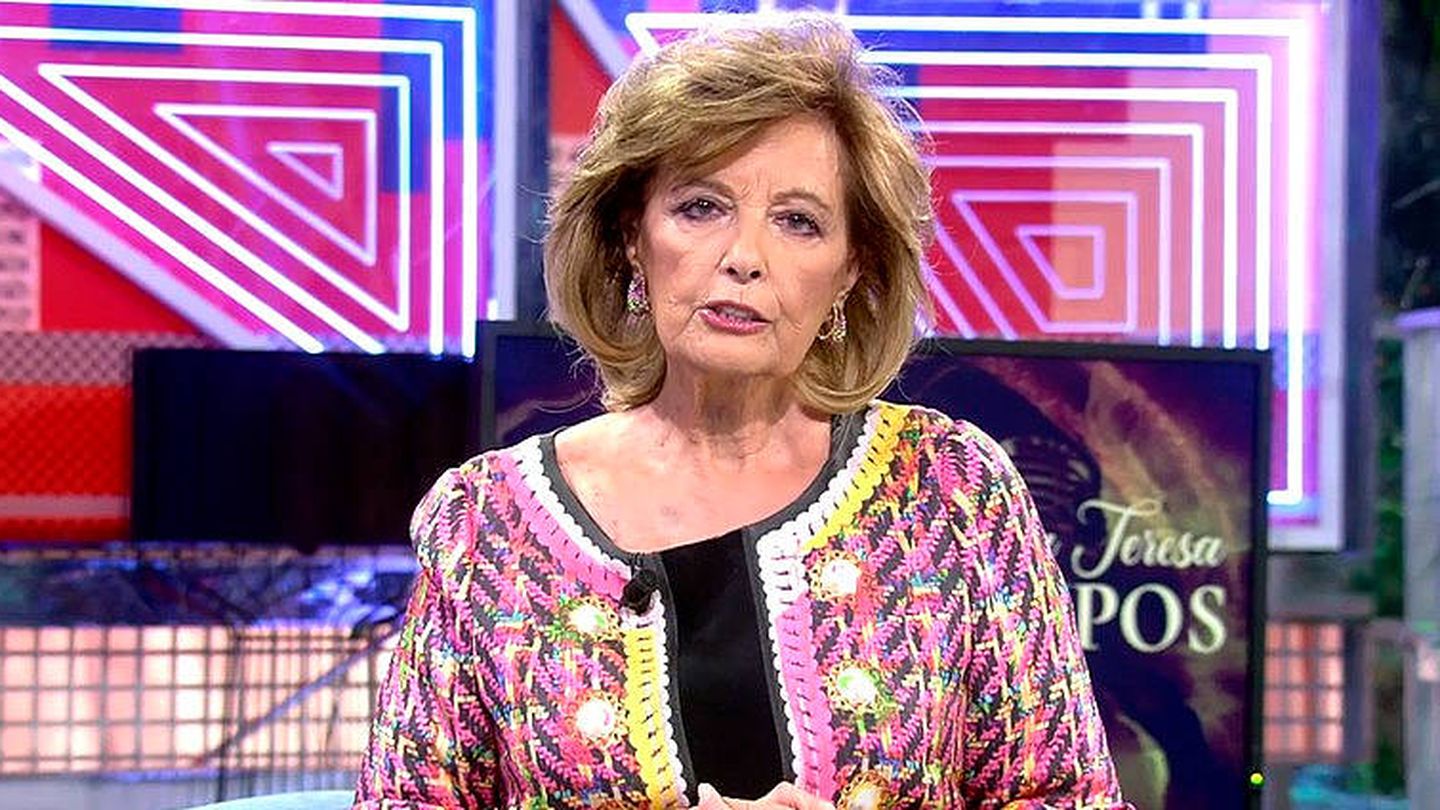 María Teresa Campos, en 'Sábado Deluxe'. (Mediaset)