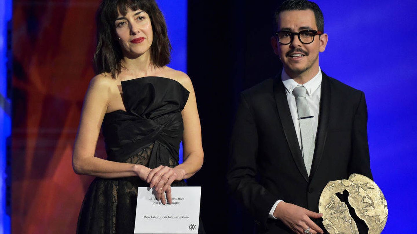 Cecilia Suárez y Manolo Caro, en los Premios Forqué en enero. (Getty)