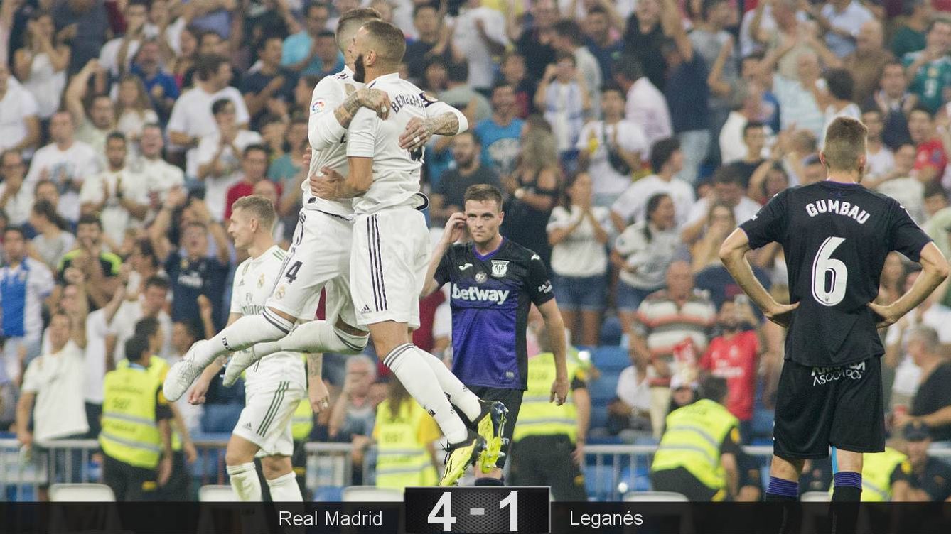 Foto: El Real Madrid celebra un gol. (Miguel J. Berrocal)