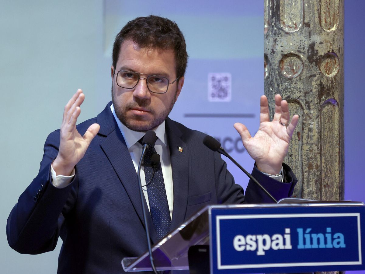 Foto: El presidente de la Generalitat y candidato a la reeleción por ERC, Pere Aragonès. (EFE/Toni Albir)