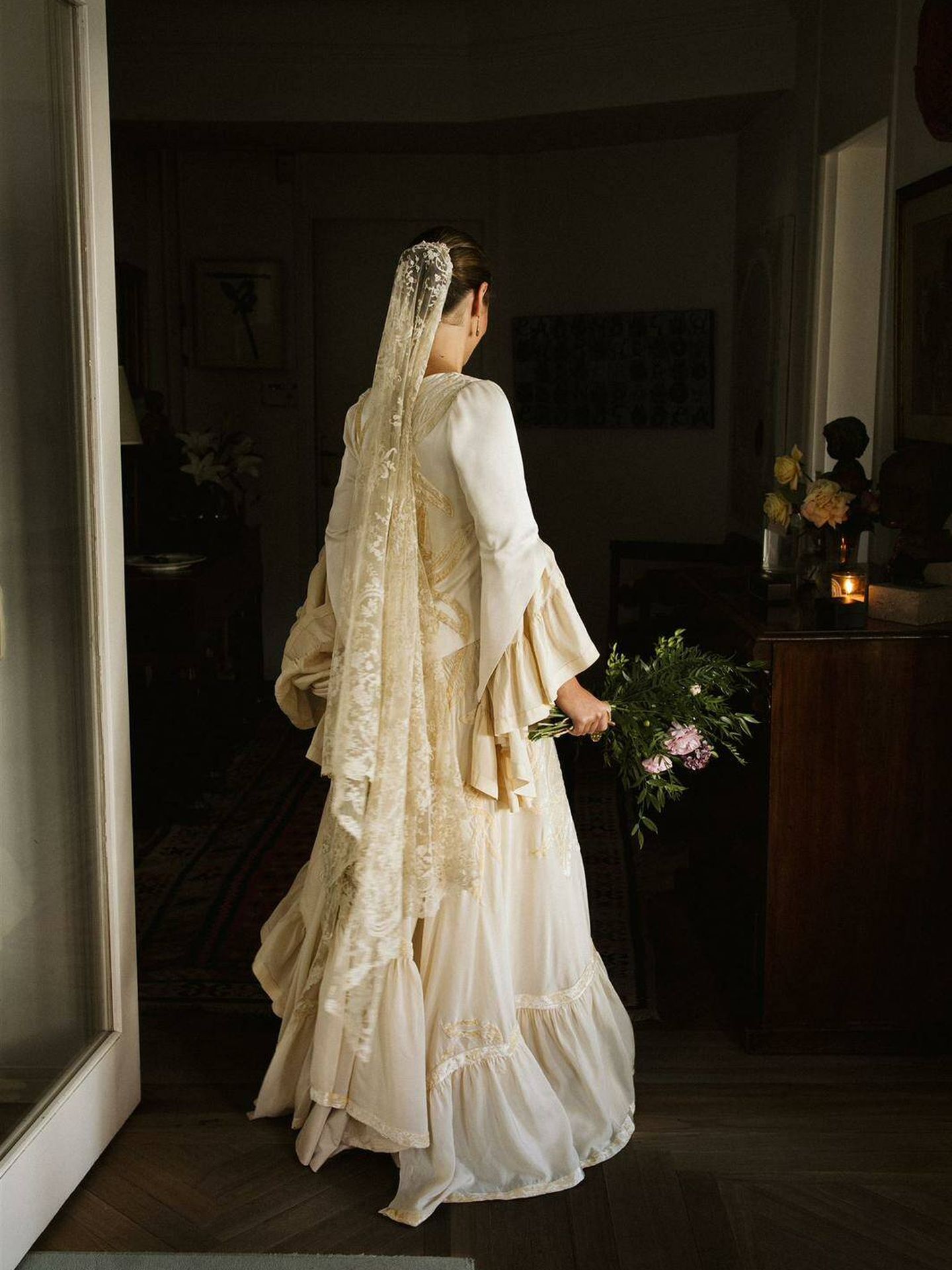 Un vestido de novia de Sole Alonso. (Plataforma)