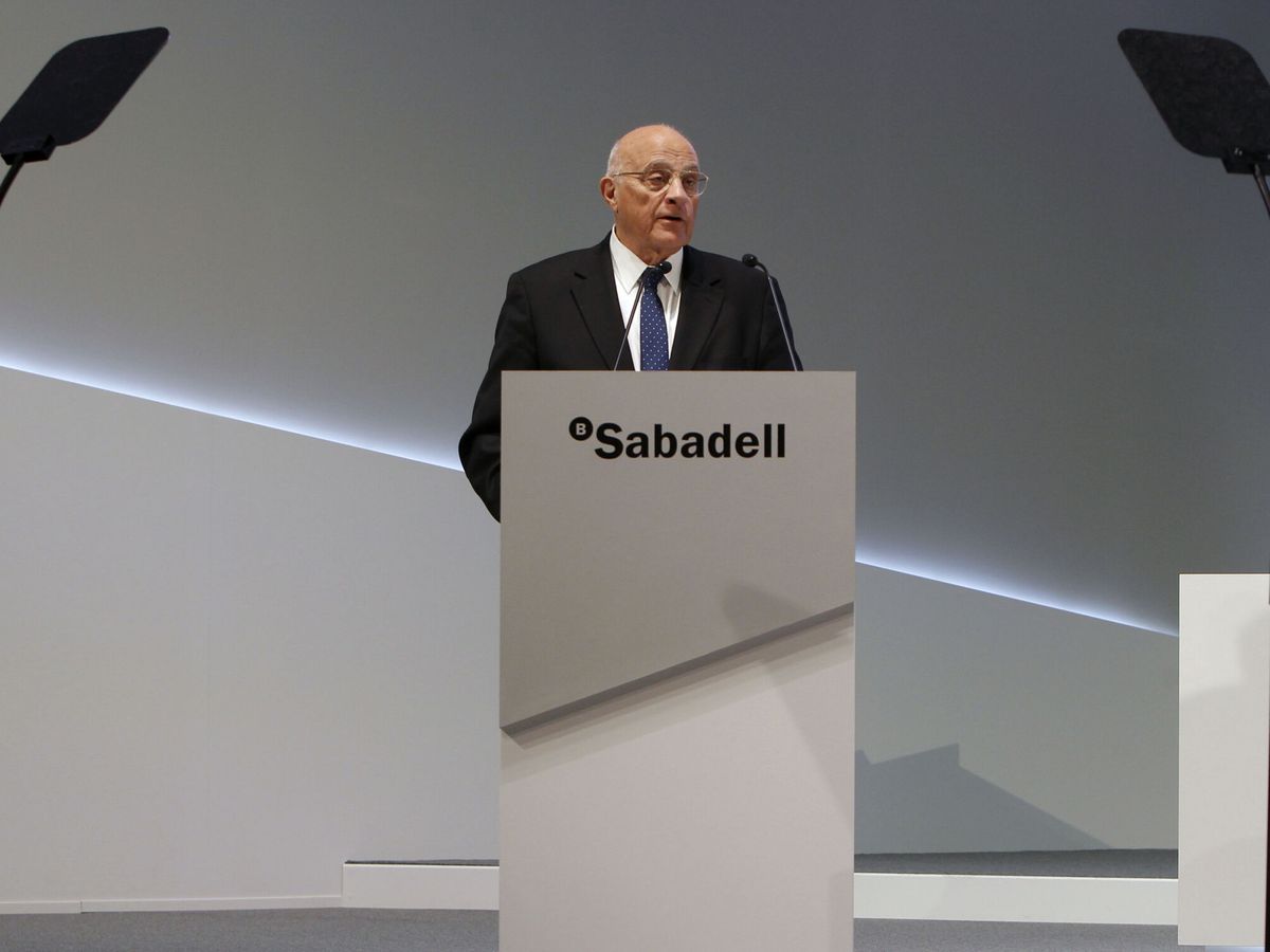 Foto: Josep Oliu, presidente de Banco Sabadell. (EFE/Morell)