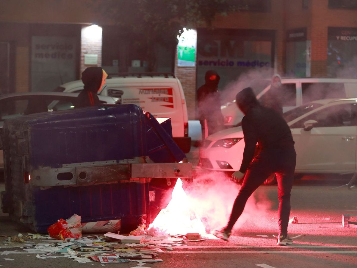 Foto: Disturbios en Burgos. (EFE)